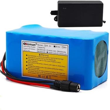 Imagem de 29.4v 10ah 7s4p Bicicleta Elétrica Bateria De íon De Lítio 10000mah 18650 Bateria Bateria Motor De Cadeira De Rodas Bms 29.4v Carregador