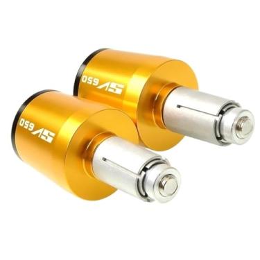 Imagem de Extremidades das manoplas do guidão da motocicleta, tampas de extremidade, acessórios deslizantes de peso para Suzuki SV650 SV 650 SV 650 S 22 mm