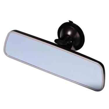 Imagem de Espelho retrovisor de carro antirreflexo HD azul para teste de direção, espelho de examinador para alunos, espelhos de instrutor de direção para carros/SUVs/caminhões (cinza + preto, 9,76"/248 mm)