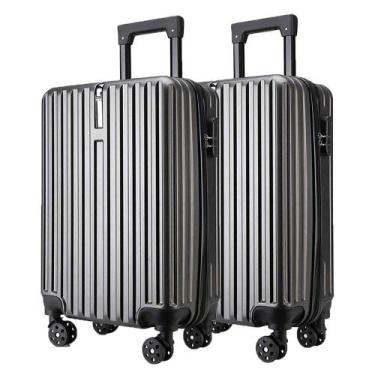 Imagem de Kit com 2 Malas de Viagem Bordo com Cadeado na Lateral - Linha Buenos 
