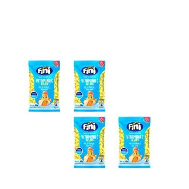 Imagem de Kit 4 Balas Fini Vitamina C Sabor Banana 3x18gr, Banana