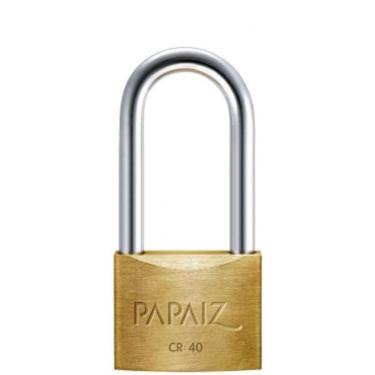 Imagem de Cadeado de Latão Maciço 35mm Haste Longa CR40/50 Papaiz