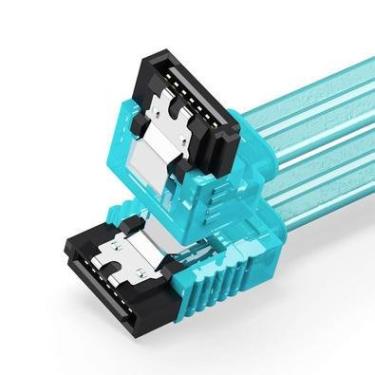 Imagem de Cabo Dados Sata 3 90° L, 6gbps, HD, SSD, Gravador, 50cm - Vention