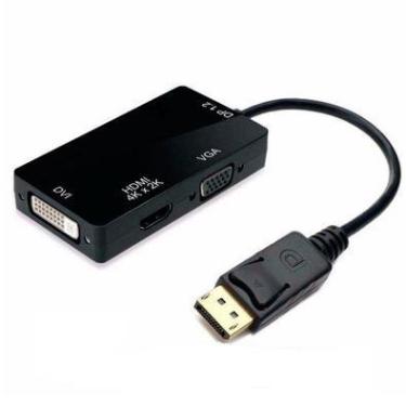 Imagem de Adaptador Conversor Displayport Para Vga/hdmi/dvi