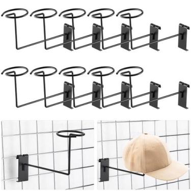 Imagem de Hat Displayer Blulu para Gridwall Metal Hat Helmet Rack x12