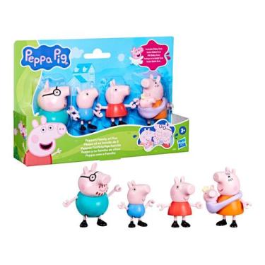 Imagem de Boneco Peppa com a Família 7,5cm 5 Bonecos - Hasbro