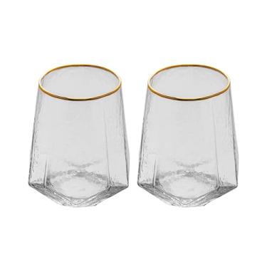 Imagem de WOLFF - Conjunto 2 Copos Baixos Taj com Fio de Ouro 550ml Cristal Ecológico