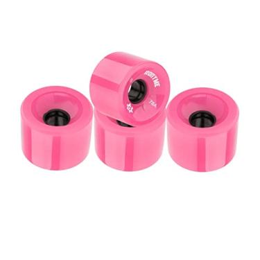 Imagem de KiBcsLic 4 Rodas de Reposição para Skate 78A de 2,75 X 2 Polegadas para Skate, Longboard, Cruiser, Etc, Cor de rosa