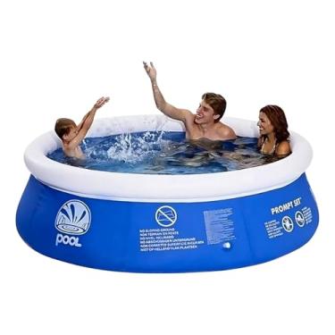 Imagem de Piscina Inflável 1000 Litros Redonda Azul Pvc Verão
