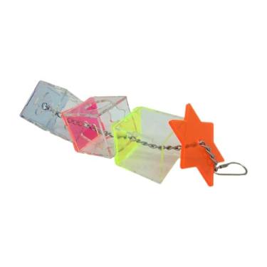 Imagem de MotiveTech Brinquedo para forragear papagaios, suprimentos engraçados e transparentes para animais de estimação, acessórios para gaiolas fáceis de instalar,