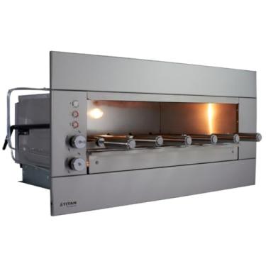 Imagem de Titan Eletro, Churrasqueira a Gás de Embutir para 6 Espetos GN 220V Suprema Titan