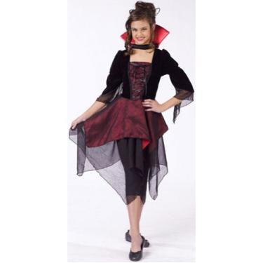 Imagem de Fantasia infantil Lady Drácula, pequena (4-6)