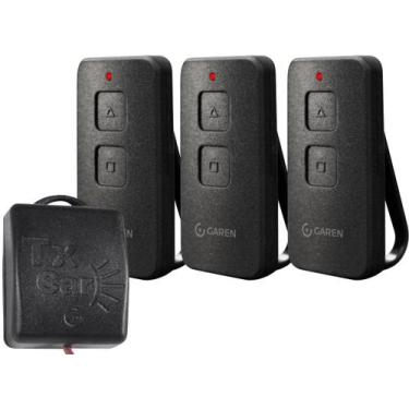 Imagem de 3 Controle Remoto 2 Canais Tx Car Luz Farol Alto Carro Moto Garen