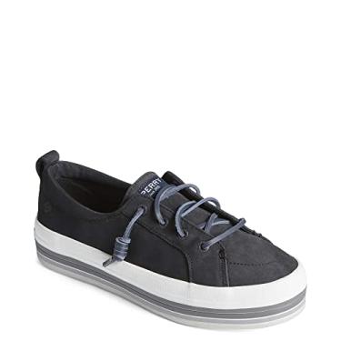 Imagem de Sperry Tênis feminino plataforma Crest Vibe, Preto/cinza, 8