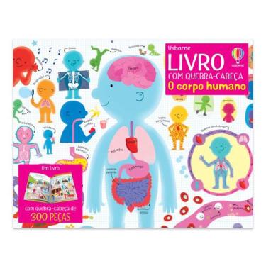 Imagem de Livro - O corpo humano: livro com quebra-cabeça