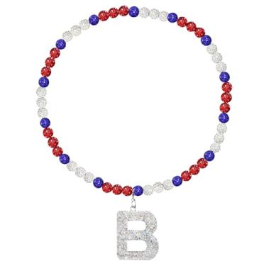 Imagem de Colar de coleção de gelo de beisebol com letras brilhantes, acessórios de beisebol com strass cintilante, para homens, meninos, coleção de diamantes brilhantes e gelo, presentes para amantes de times