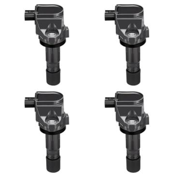 Imagem de A-Premium Bobina de ignição compatível com Acura ILX 2013-2015 Honda Civic 2012-2015 HR-V 1.8L 2.0L 2016-2019 frontal 4-PC