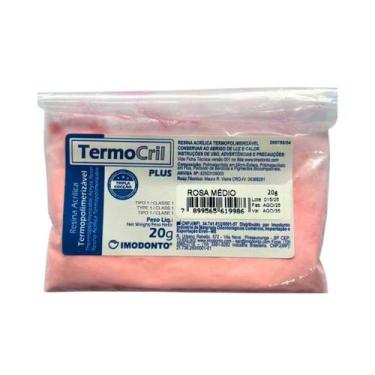 Imagem de Resina Acrílica Termocril Pó 20g - Imodonto