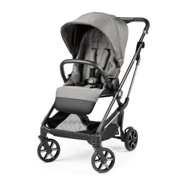 Imagem de Carrinho de Bebê com Assento Grande, Confortável e Reclinável, Peg Perego Vivace, Cinza