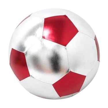Imagem de rockible Bola de futebol para prática de futebol, brinquedo infantil para jogo de clube, competição de partidas, jogadores infantis, Vermelho