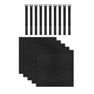 Imagem de Baoblaze 5 peças de protetores para escada de beliche, capa de espuma para degraus de beliche, proteção contra tração para degraus de escada, móveis de escada