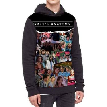 Imagem de Moletom Com Capuz Grey's Anatomy Ref:667 - smoke, Preto, P