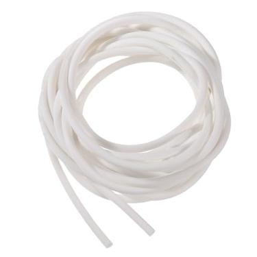 Imagem de Tira de vedação de espuma de silicone, 4 mm de diâmetro, 2,5 metros (8,21 pés), fita de vedação climática de borracha redonda sólida para junta DIY, armazém, almofadas, tubos de espuma, artesanato