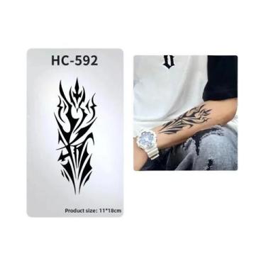 Imagem de Adesivo De Tatuagem Punk Mecânico De Cyborg, Impermeável, Duradouro, P