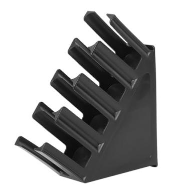 Imagem de ZJchao Dispensador de Copos, Porta-copos de, Organizador de Porta-copos de café e Tampa, de café, Organizador de de, para Bancada, Estação de, Bar, Cozinha, Restaurante, Escritório (Preto)