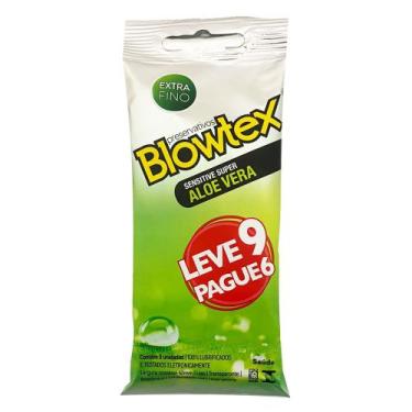 Imagem de Preservativo Blowtex Aloe Vera 9 Unidades
