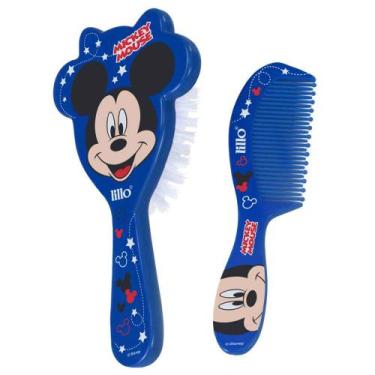 Imagem de Conjunto Escova E Pente De Cabelo Mickey Azul - Lillo