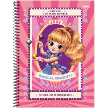 Imagem de Kit de Cadernos, Foroni, 1 Matéria, Capa Dura, Judy, 80 Folhas, Pacote com 5