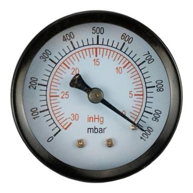 Imagem de Vacuômetro Analógico Para Bomba De Vácuo