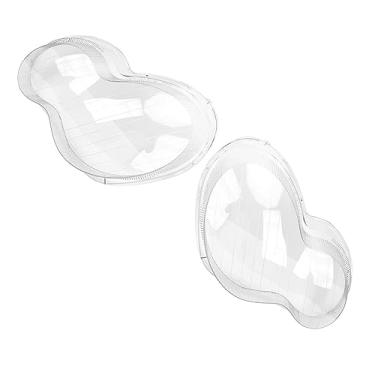 Imagem de Par de Lentes do Farol para Benz W203 C Classe 2001-2007, Tampa de Lente Dianteira Esquerda de Alta Visibilidade Transparente para, Melhorar a Segurança Noturna e a Visibilidade