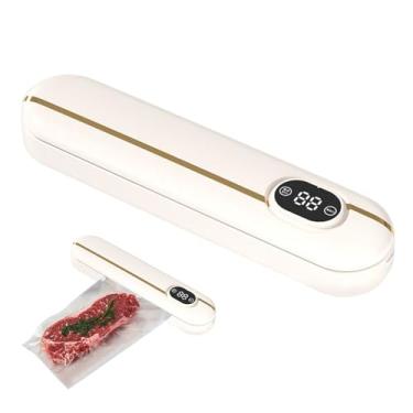 Imagem de Selador a vácuo de alimentos, pequeno saco a vácuo, selador térmico, máquina de embalagem automática, revendedor portátil de alimentos para vegetais