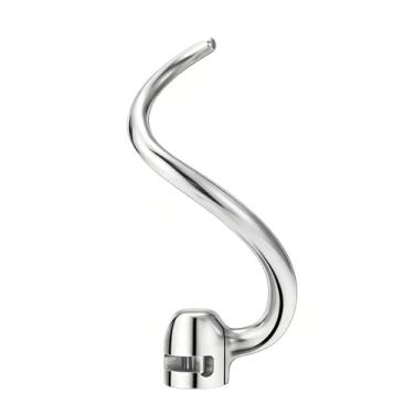 Imagem de CHUDODO Gancho de massa de aço inoxidável para batedeiras KitchenAid 5-6QT Bowl-Lift, adequado para KSM5 KV25G0X KV25G8X KV25H0X KP26M1X KP26M8X, resistente, lavável na lava-louças