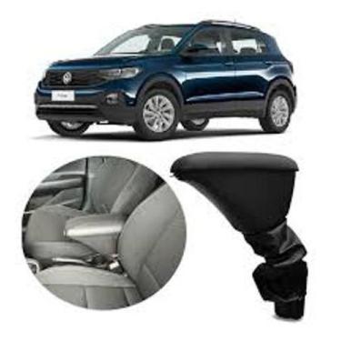 Imagem de Apoio de braço Tiggo 2 tecido preto com costura cinza - Scar Automotiv