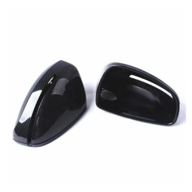 Imagem de Capa de espelho de asa de carro, para TT TTS MK2 8J TTRS R8 2007-2014 Capas de espelho retrovisor de fibra de carbono capa de espelho retrovisor de carro capa de asa lateral