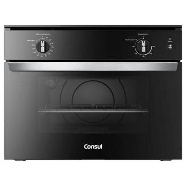 Imagem de Forno Elétrico de Embutir Consul Multifuncional Grill 47L Preto COB47BE 220V