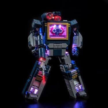 Imagem de BrickBling Custom Light Compatible with Lego Transformers Soundwave 10358, Compatible with Lego Soundwave - Not Come with Model (RC Version Light)
