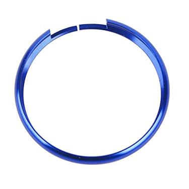 Imagem de Zerodis Guarnição de Anel de Chaveiro de Liga de Alumínio para Mini R56 R57 Suprimentos para Automóveis de Motocicleta Eletrônica Automotiva Tecnologia Automotiva Gps Segurança Tecnologia Gps (Azul