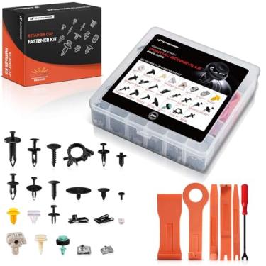Imagem de A-Premium Kit de clipes de retentor de carro 230 peças (22 tipos) compatível com Pontiac Bonneville 2000-2005 Pára-choques porta pára-choque pára-choques conjunto de substituição de prendedor de