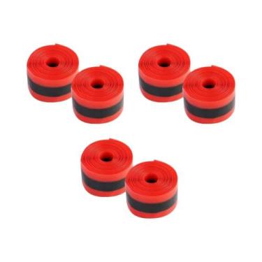 Imagem de Câmara De Ar Para Bicicleta MTB 700C Vermelha Com Proteção Anti-furo, 