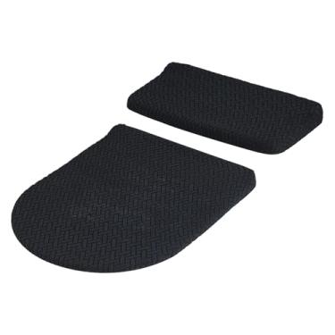 Imagem de Ｂｅｓｇａ Conjunto de para tampa de vaso sanitário da caixa acoplada, acessórios de reposição premium, resistentes ao desgaste e com elasticidade, Preto