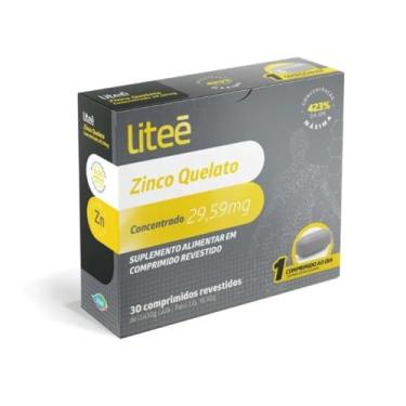 Imagem de Litee Zinco Quelato Concentrado 29,59mg 30 comprimidos