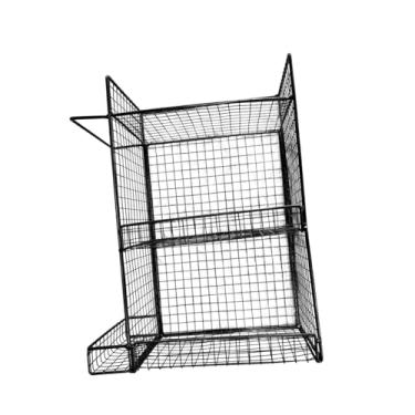 Imagem de Ｂｅｓｇａ Organizador de cozinha para despensa, prateleira para frutas e legumes, cesto de arame metálico para cebolas.