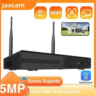 Imagem de Sistema De Câmeras CCTV Sem Fio 16CH NVR H.265 5MP Com Aplicativo ESee