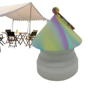 Imagem de Lanterna De Campismo | Luz Noturna Para Tenda Em Silicone Recarregável E Dobrável | Luz Noturna Portátil Para Tenda,Para Caminhada Montanhismo Viagem À Noite Casa Quarto Mesa De Cabeceira Berçário