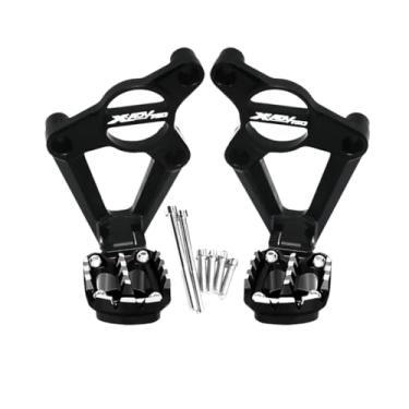 Imagem de Anti-derrapante Pedal Traseiro, Apoio Para Os Pés Dobrável, Apoio Para Os Pés Do Passageiro Para XADV XADV 750 2017-2019 2020(Black 2)