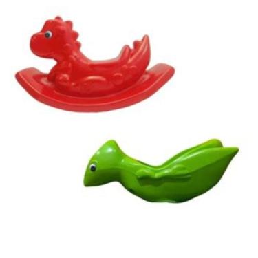 Imagem de Kit Balanço e Gangorra Dino  Brinquedos Divertidos para Crianças ao Ar